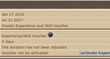 CONTA COM 30 DIAS DE VOUCHERS E 250 TIBIA COINS
