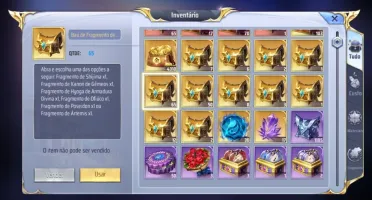 SAINT SEIYA AWAKENING - COM GEMAS AVANÇADAS E LIVROS