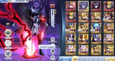 SAINT SEIYA AWAKENING - COM GEMAS AVANÇADAS E LIVROS