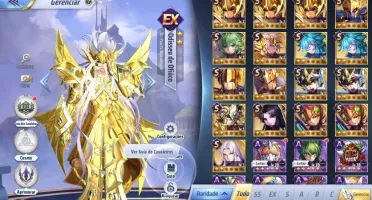 SAINT SEIYA AWAKENING - COM GEMAS AVANÇADAS E LIVROS