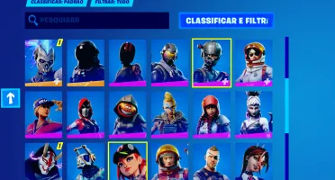 CONTA FORTNITE - C/ SKINS ANTIGAS: CEIFADOR, TUBARÃO MAKO E+