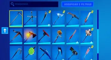 CONTA FORTNITE - C/ SKINS ANTIGAS: CEIFADOR, TUBARÃO MAKO E+