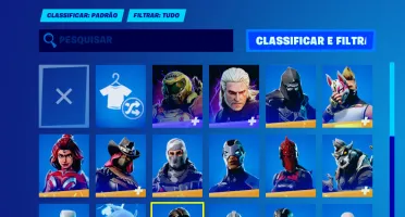 CONTA FORTNITE - C/ SKINS ANTIGAS: CEIFADOR, TUBARÃO MAKO E+
