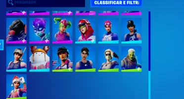 CONTA FORTNITE - C/ SKINS ANTIGAS: CEIFADOR, TUBARÃO MAKO E+
