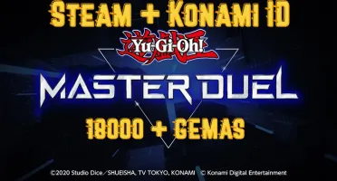 Yu-Gi-Oh Master Duel - Conta Nova Com 18K + Gemas