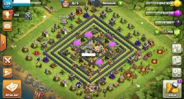 CV 11 + Arena Royale 11 Nivel 11 Heróis 17 18 11 Muros 9