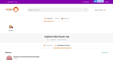 Entregaai  Sistema Delivery Multi Lojas  Com App Entregador