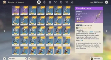 Venti AR7 | 11 Personagens, 2 Armas 4 Estrelas