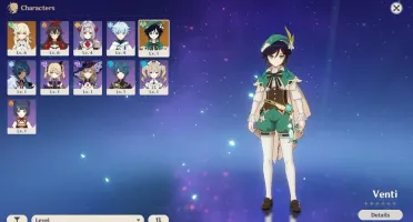 Venti AR7 | 11 Personagens, 2 Armas 4 Estrelas