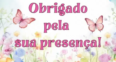 Adesivos de Borboletas para Agradecimento
