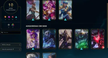 Conta LOL Plat1 por inativ queue de d3 muito barato