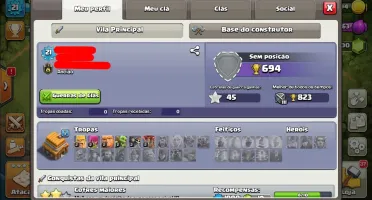 CONTA CLASH OF CLANS CV 4