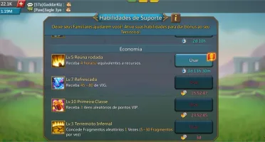 Lords mobile conta 100m