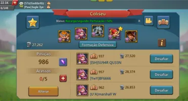 Lords mobile conta 100m
