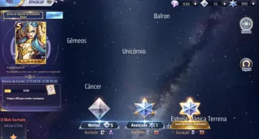 SAINT SEIYA AWAKENING - COM GEMAS AVANÇADAS E LIVROS