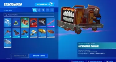conta fortnite com passe 5, muitas skins e jogos na epic