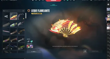 pra hj! conta valorant ascendente 1 muitas skins