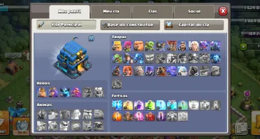Conta Clash of Clans CV 12 Semifull - Acesso total 100%