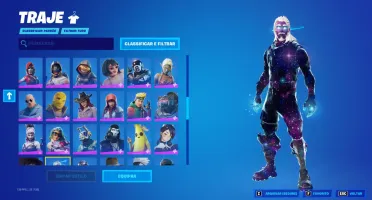 Conta Fortnite com muitas skins