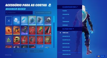 Conta Fortnite com muitas skins