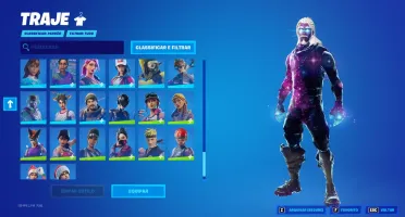 Conta Fortnite com muitas skins