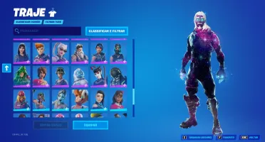 Conta Fortnite com muitas skins