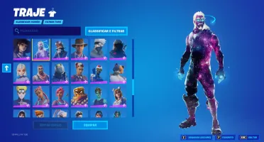 Conta Fortnite com muitas skins
