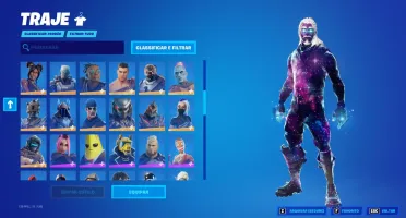 Conta Fortnite com muitas skins
