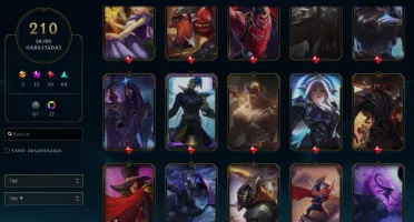 Conta Lol 15 skin mítica e muitas outras skins, lv 492