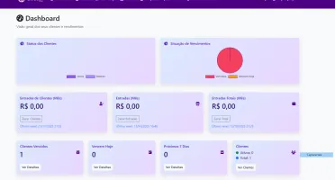 Gestor de Clientes Rastreamento Veicular – cobrança Manual