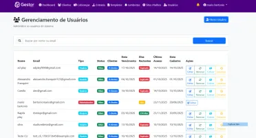 Gestor de Clientes Rastreamento Veicular – cobrança Manual