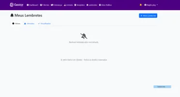 Gestor de Clientes Rastreamento Veicular – cobrança Manual