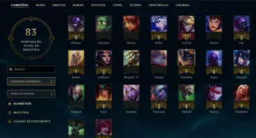 Conta LoL md5 para o prata mmr bom