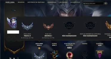 Conta prata 2 com TODOS os champs e 181 Skins + 1500 RP