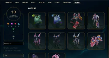 Conta prata 2 com TODOS os champs e 181 Skins + 1500 RP