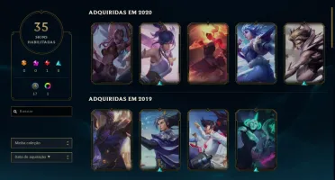 Conta Diamante 4 - 94 Campeões disponíveis