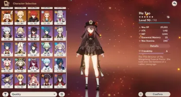 Genshin impact AR58 - 12 legendary characters | 12 legendary