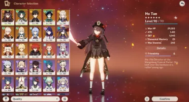 Genshin impact AR58 - 12 legendary characters | 12 legendary