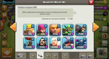 Conta Clash of Clans CV8 Semi-Full
