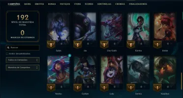 Diamante 2 com 65 Champs e 13 Skins