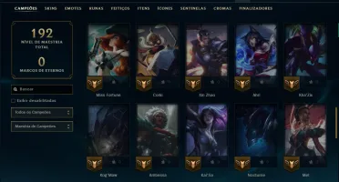 Diamante 2 com 65 Champs e 13 Skins