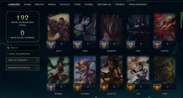 Diamante 2 com 65 Champs e 13 Skins