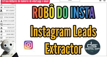 Extrator De Contato Instagram - Pc - (Instagram)