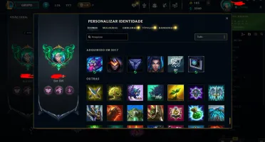 Conta League of Legends único dono criação de 2017
