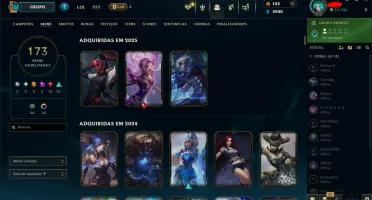 Conta League of Legends único dono criação de 2017