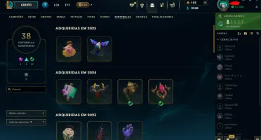 Conta League of Legends único dono criação de 2017