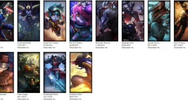 CONTA PRATA 2, 65 CHAMPS, 15 SKINS