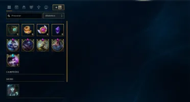 CONTA PRATA 2, 65 CHAMPS, 15 SKINS