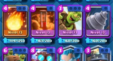 CONTA CR LV 13 VARIAS CARTAS FULL, EMOTES E VISUAIS DA TORRE