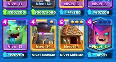 CONTA CR LV 13 VARIAS CARTAS FULL, EMOTES E VISUAIS DA TORRE